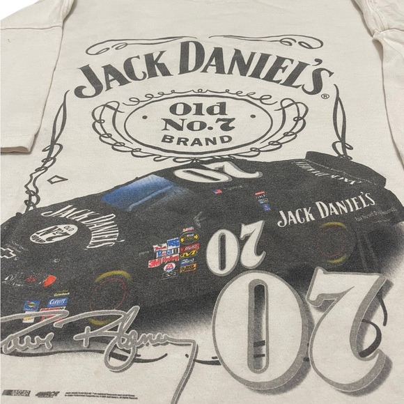 NASCAR Vintage Dave Blaney Jack Daniel’s Tennessee Whiskey Racing Graphic T 2XL - Picture 2 of 16